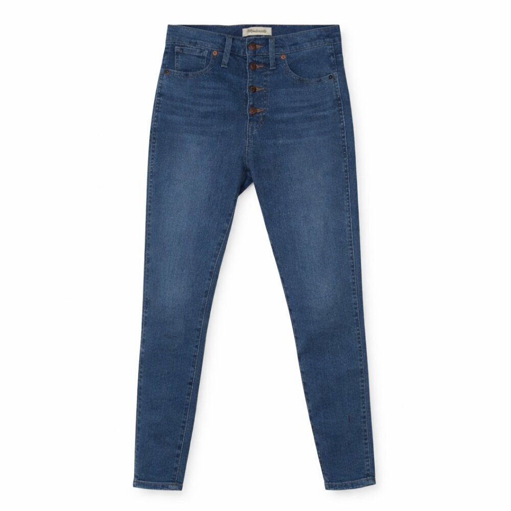 MADEWELL Women’s 10” High-Rise Skinny Medium Wash Jeans Size 27